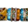 Ocean Sunset Mix Pillow Beads (7pcs) Strand -fiber optics 4 sale 5348df82bfc69248e77310d75df0cf51368179ae 93053.1708592424