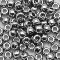 TOHO Glass Seed Bead, Size 15, 1.5mm, Nickel (Tube)