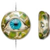 Green Eyed Focal Bead