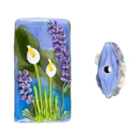Calla Lily Lake Kalera Focal Bead