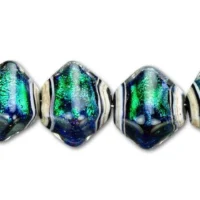 Emerald Ridge Crystal Shaped Bead (5 Pcs) Strand