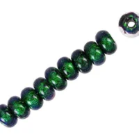 Emerald Dichroic Spacer Bead Strand (10 Pcs) -fiber optics 4 sale 714530295f3b6cc684664d853c935155a3761cb3 44944.1708592444