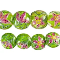 Stargazer Lily Lentil Bead Strand (4 Pcs) -fiber optics 4 sale 97e04edd8eca0a1b532a86e3f1f15218e001ee67 96515.1708592434