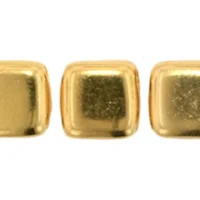 CzechMates Glass 6mm 24K Gold-Plated Two-Hole Tile Bead Strand -fiber optics 4 sale 985f80b4f28782f8898870e78141bbdd203c3587 03098.1708592024