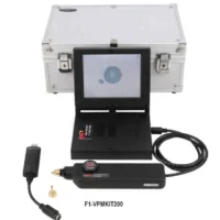 Hand Held Video Monitor & 200X Fiber Inspection Microscope Probe