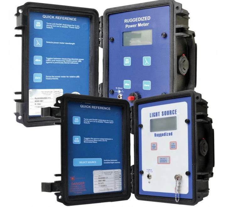 Ruggedized Power Meter (0.01 DB Resolution) And 850/1300 Nm LED Light Source (ST Interface) 3 Ruggedized Power Meter (0.01 DB Resolution) And 850/1300 Nm LED Light Source (ST Interface)