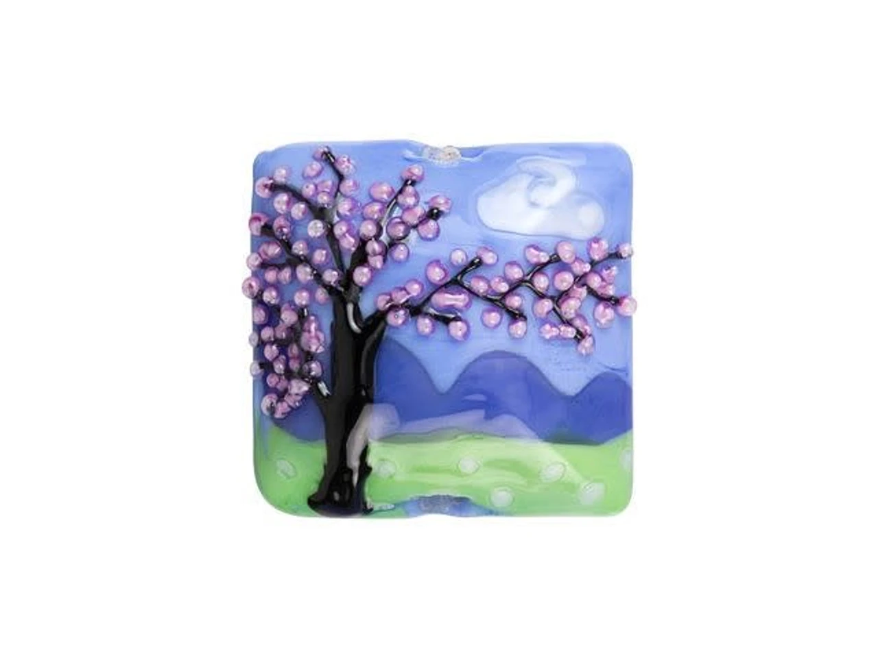 Cherry Blossom Tree Pillow Focal Bead 4 Cherry Blossom Tree Pillow Focal Bead - Image 2