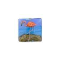 Flamingo Pillow Focal Bead