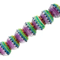 Rio De Janeiro Matte Roundel Bead Strand (7 Pcs) -fiber optics 4 sale bef1da9feda78bc6e49e9d3e5bdddf91942e87f5 17354.1708592422