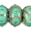 Metallic With Turquoise Dots Roundel Bead (7 Pcs) Strand -fiber optics 4 sale c646d58cd8b660b863eea57b71c6024d810f90e0 22221.1708592444